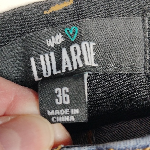Lularoe women's denim jeans size 36 - Picture 3 of 16